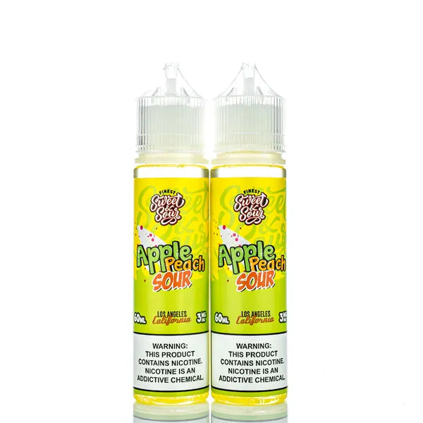 The Finest E-Liquid - Sweet & Sour - Apple Peach Sour - 120ml - Black Coral